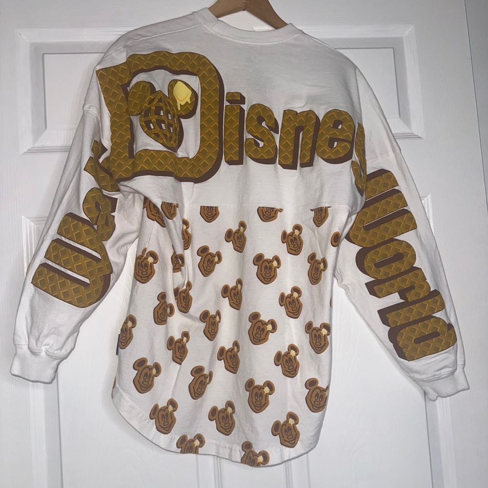 2022 Walt Disney World Mickey Mouse Waffle Spirit Jersey 3D Graphic Adult XS